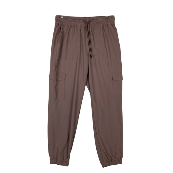 Old Navy Pants - Old Navy StretchTech High Waisted Cargo Jogger Pants Women Medium Mythical Brown